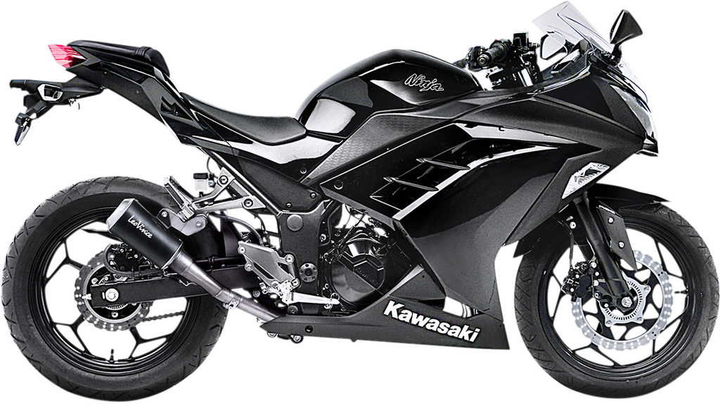 LV-10 Black Edition Muffler - Ninja 300