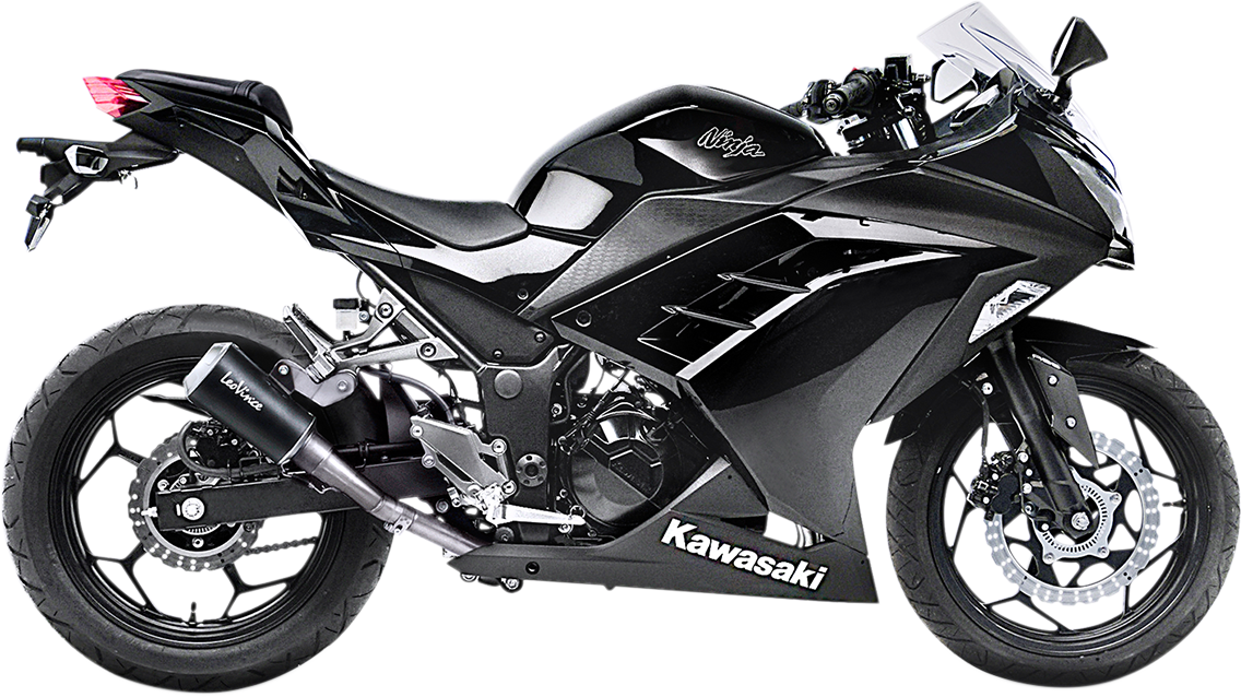 LV-10 Black Edition Muffler - Ninja 300