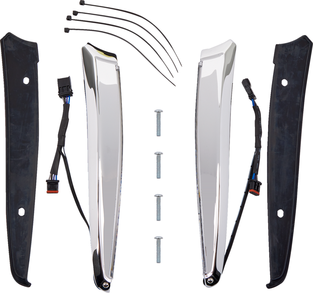 LED Windshield Trim - Chrome - FLTR