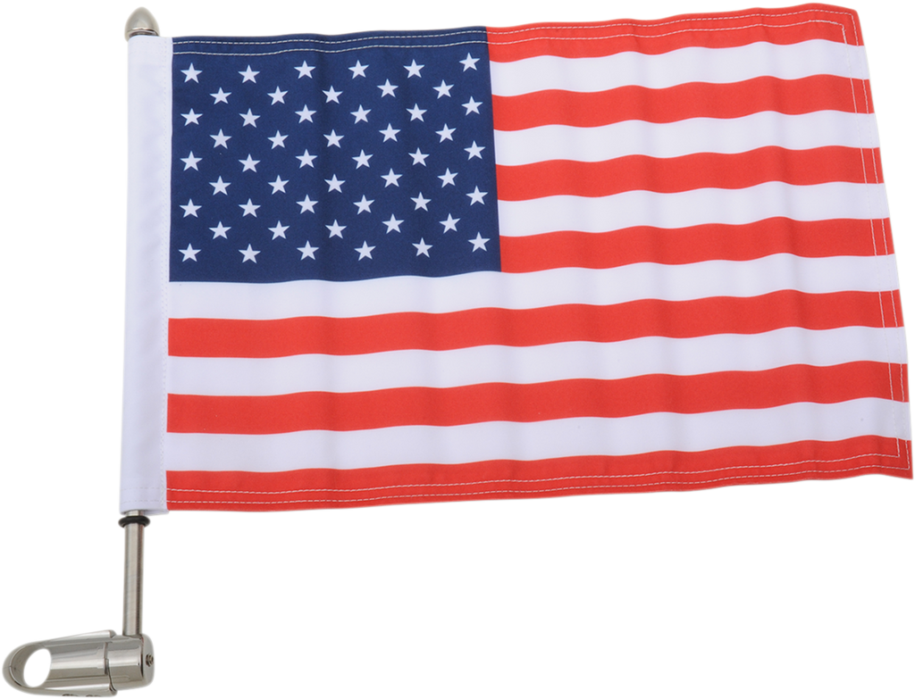 Flag Mount - Pinnacle Luggage Rack - 13" Pole - 10" X 15" Flag