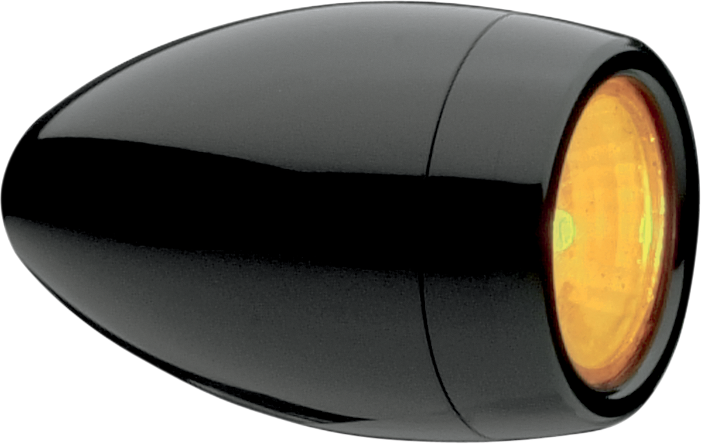 Black 1" Turn Signal