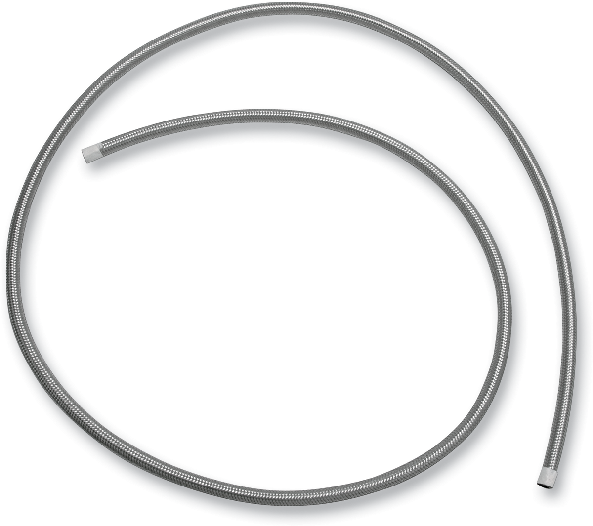 Braided Fuel/Oil Hose - Stainless Steel - 3/8" - 10'