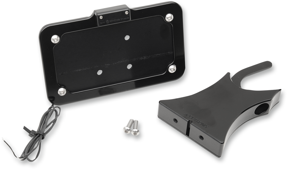 Side Mount License Plate - Chrome
