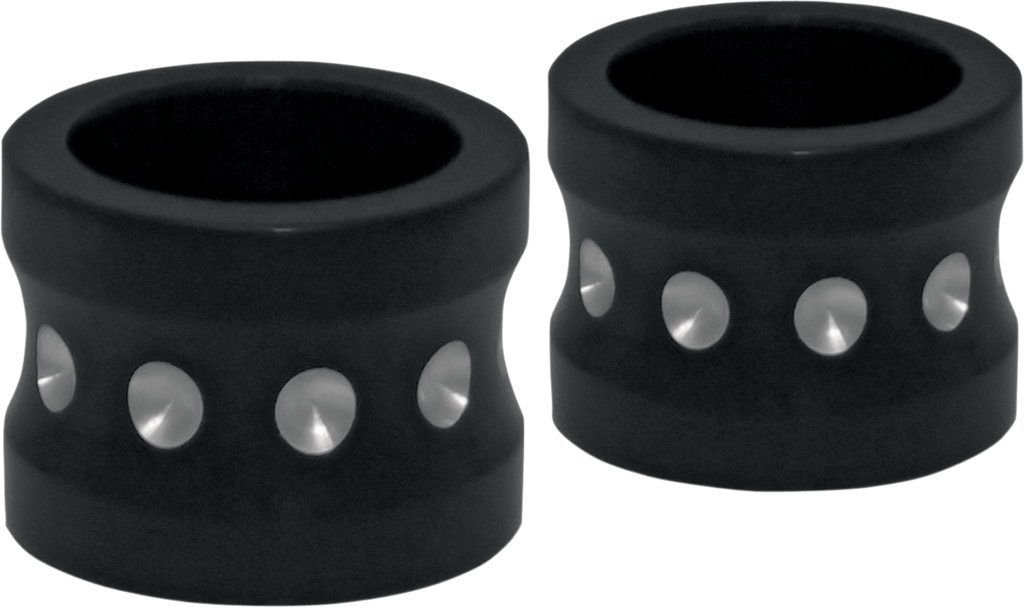 Axle Spacers - Smooth - Chrome - with ABS - Pair
