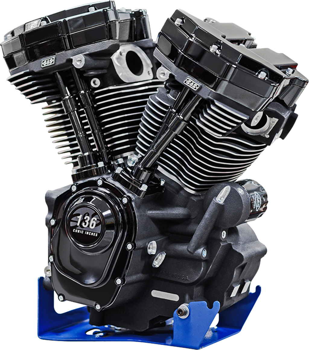 MK136 Black Edition Engine - 550G Gear Drive - Oil Cooled - Race Only - M8 Touring