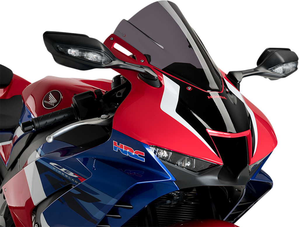 Race Windscreen - 12-1/2" - Smoke - Ninja ZX-10R