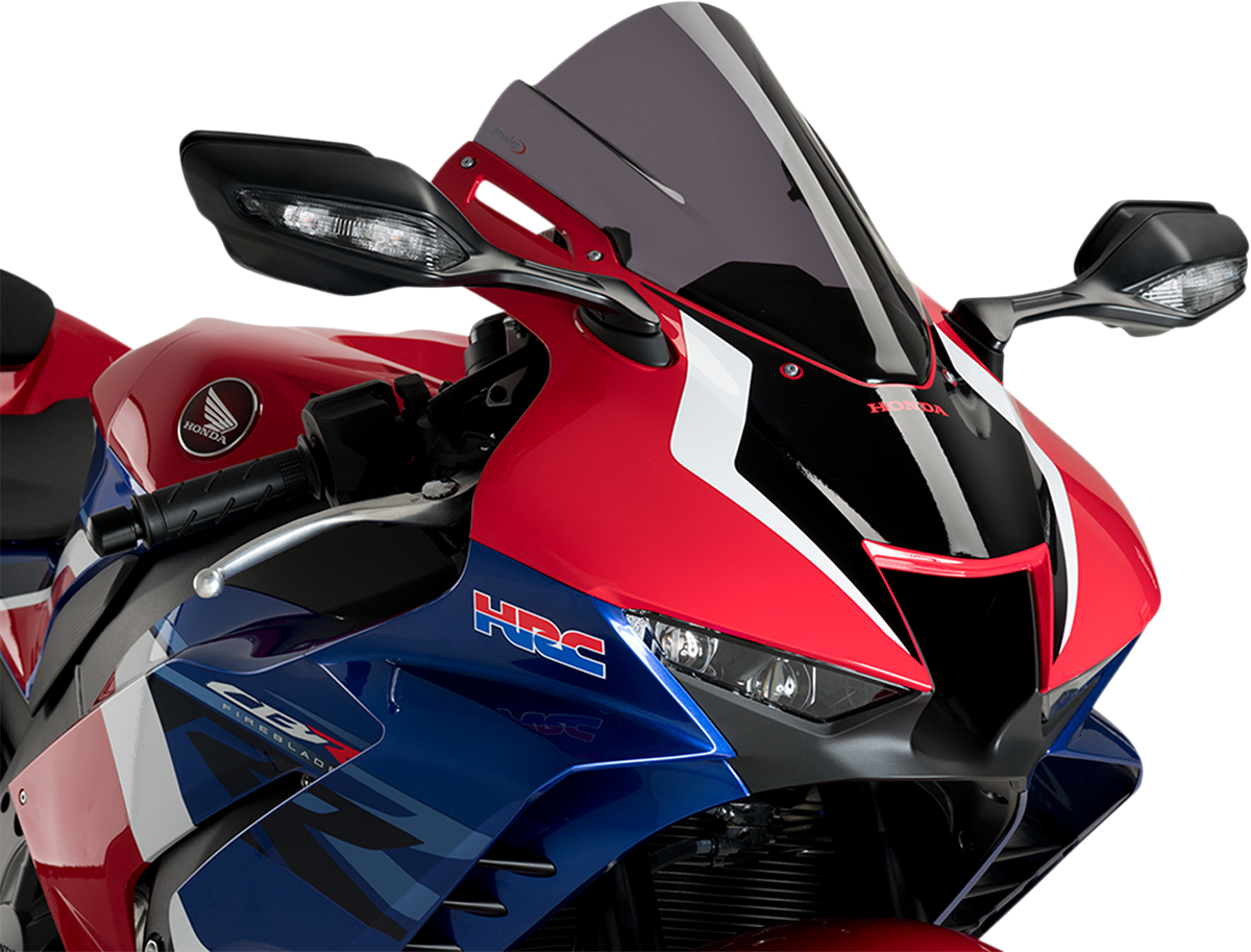 Race Windscreen - 12-1/2" - Smoke - Ninja ZX-10R