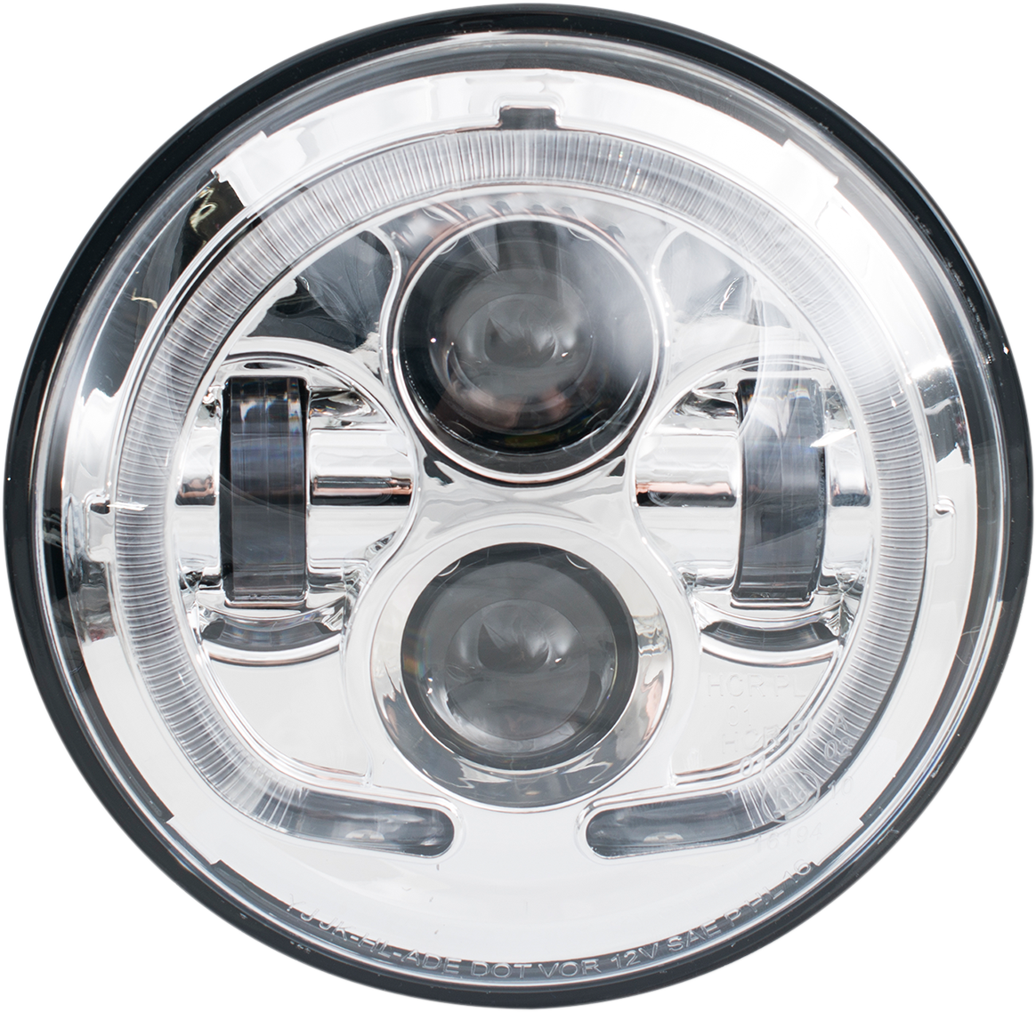 LED Headlight - 5-3/4" - Chrome