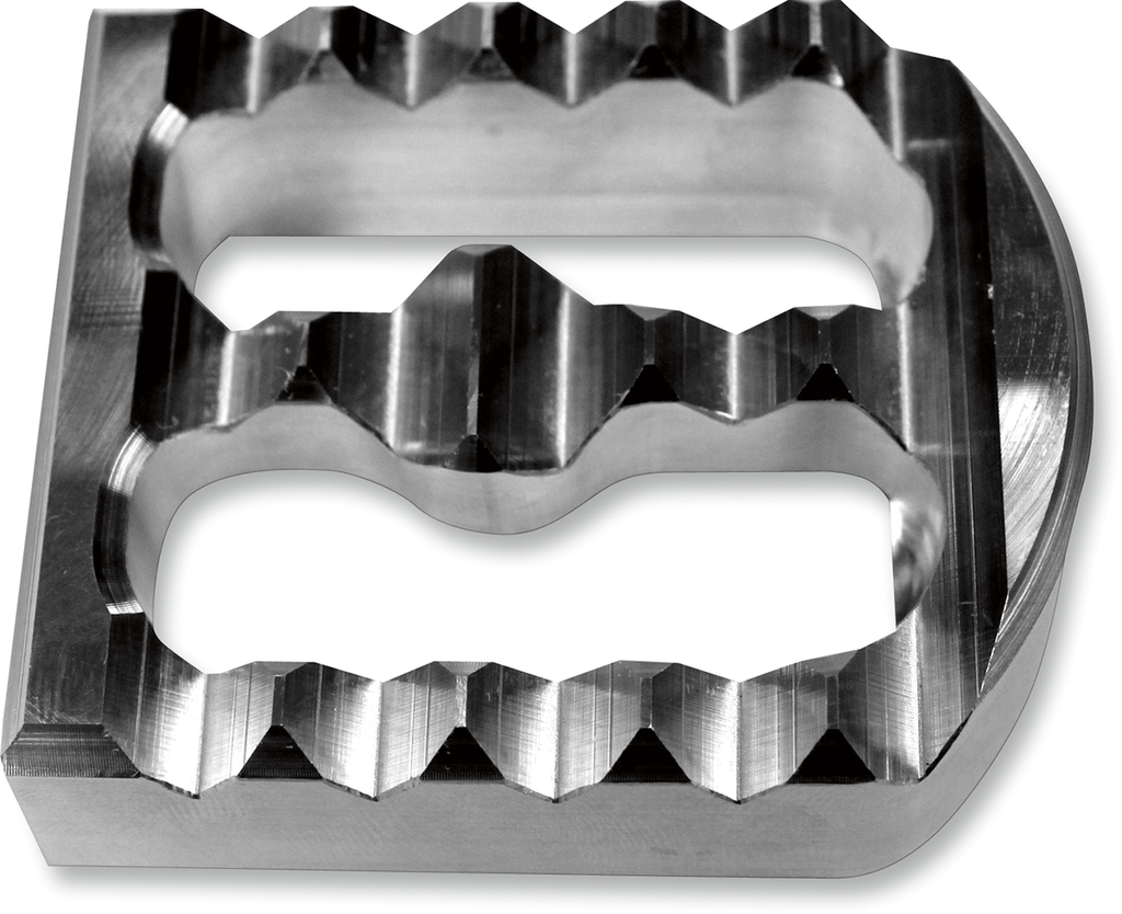 Serrated Brake Cover - Chrome