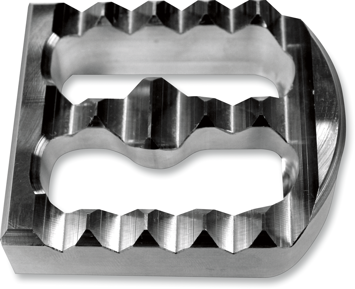 Serrated Brake Cover - Chrome