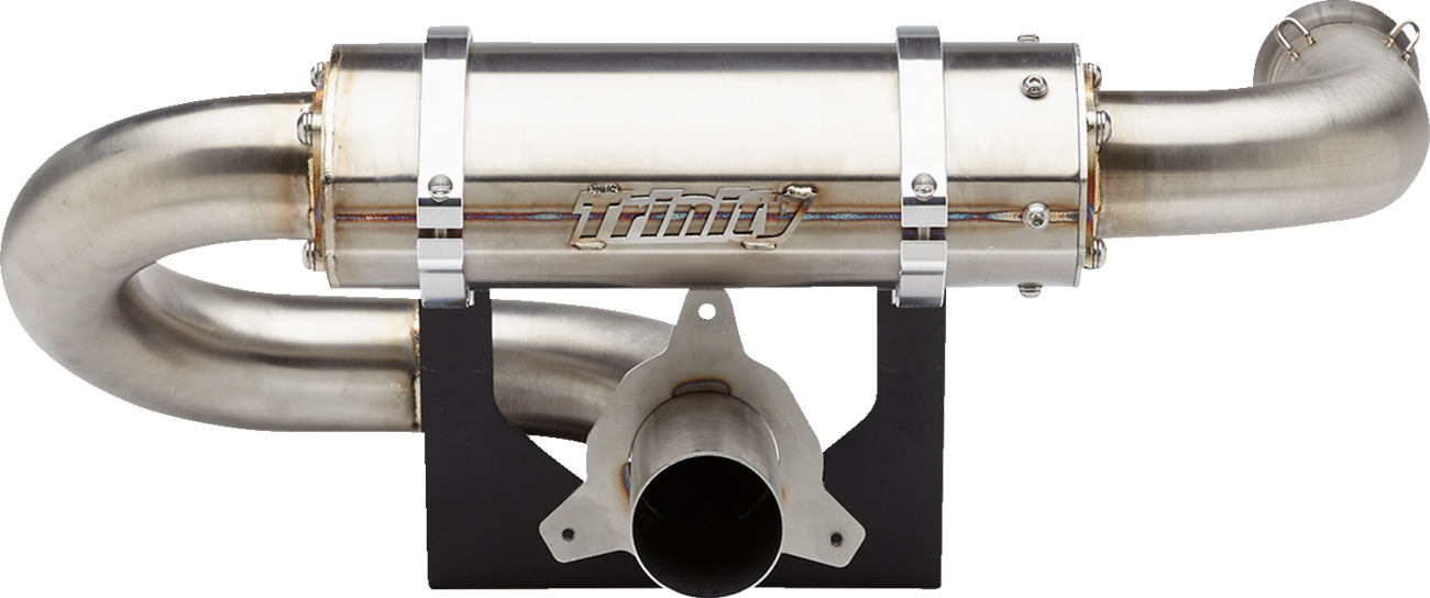 Center Exit Slip-On Muffler - With Tip