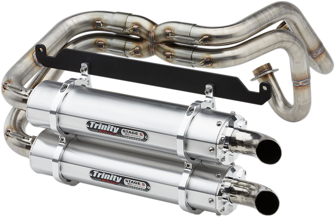 Dual Exhaust - Brushed - Talon