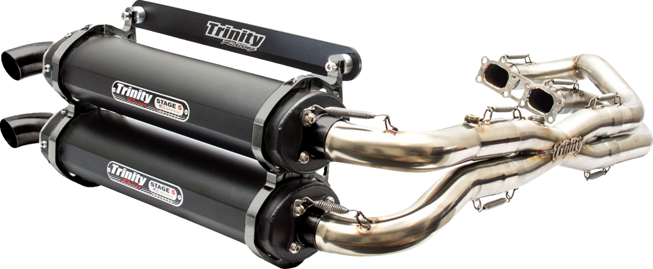 Stage 5 Dual Exhaust - Aluminum