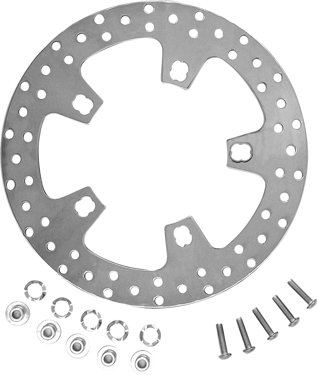 Brake Rotor - 11.5" - Front - Polished - '00-'07 Touring