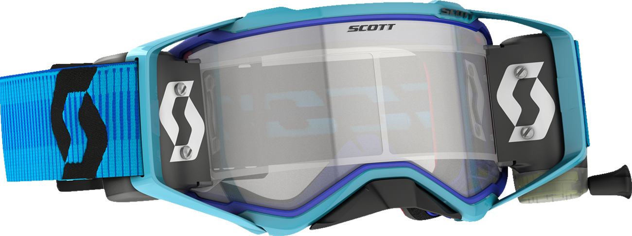 Prospect WFS Goggle - Roll-Off - Racing Black/White - Clear Works Lens