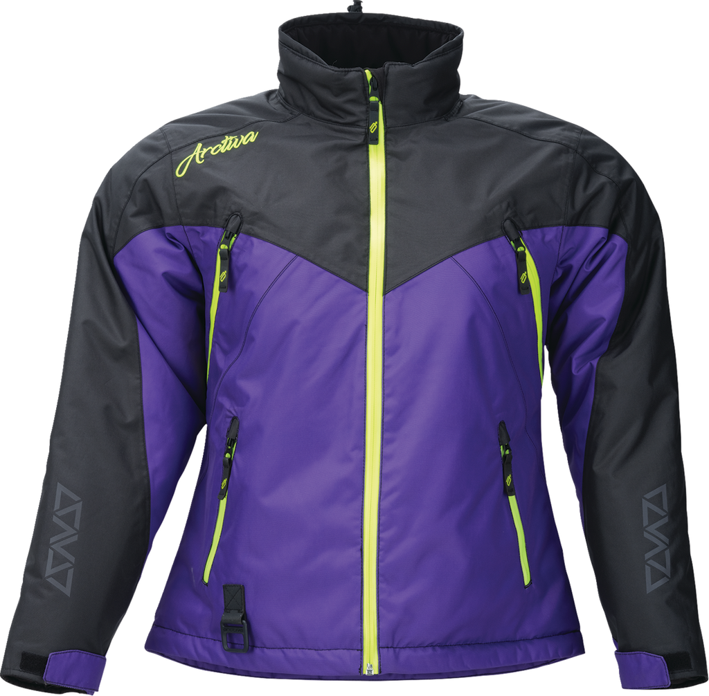 Women's Pivot 7 Jacket - Black/Camo Gray/Pink - XS