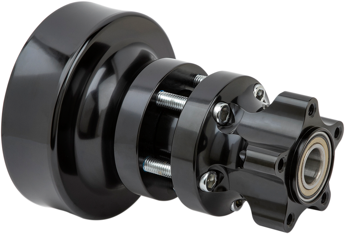 Hub - Cartridge - Front/Single Disc - Black - Softail Standard/Street Bob