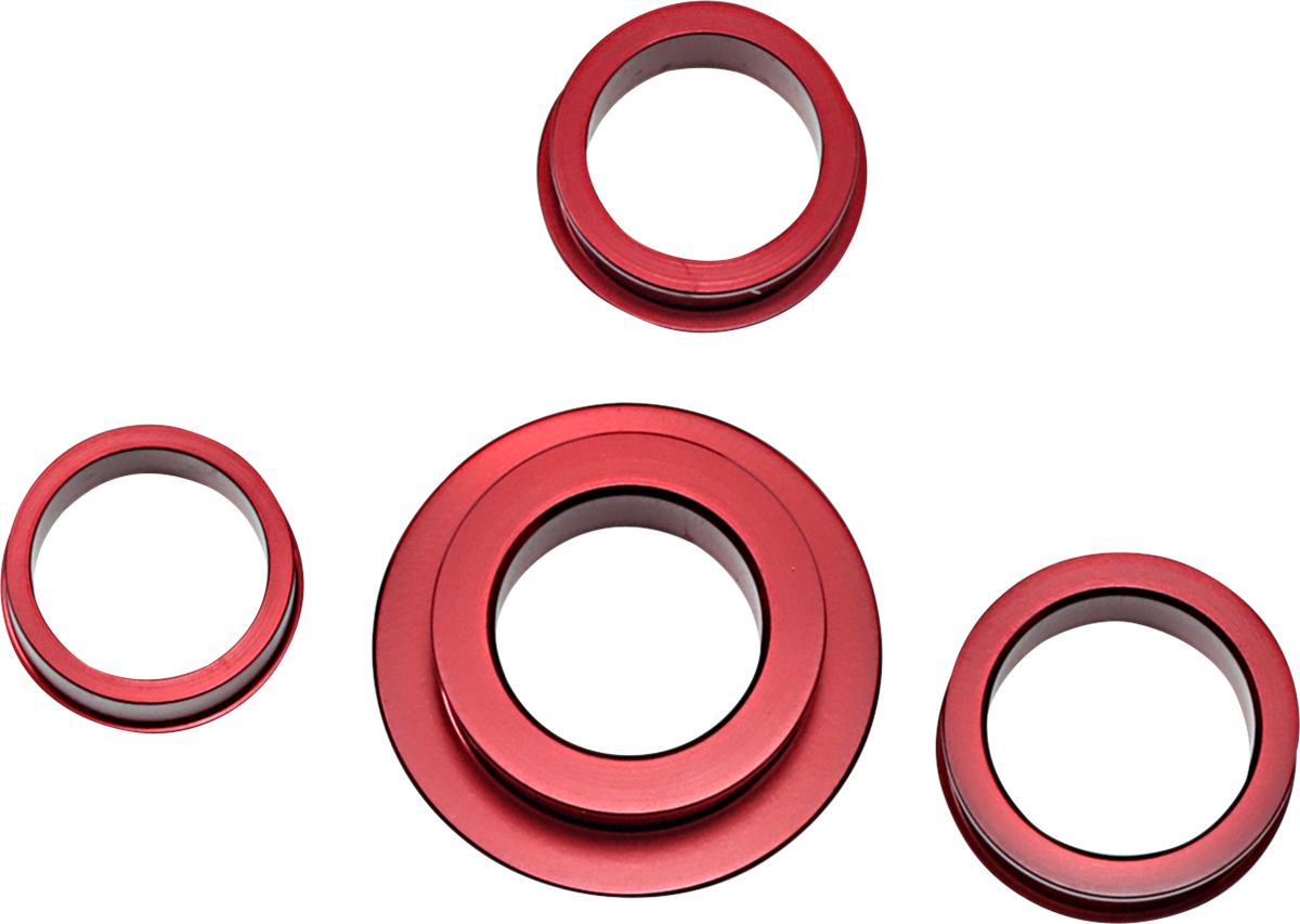 Wheel Spacer - Captive - Red - Kawasaki