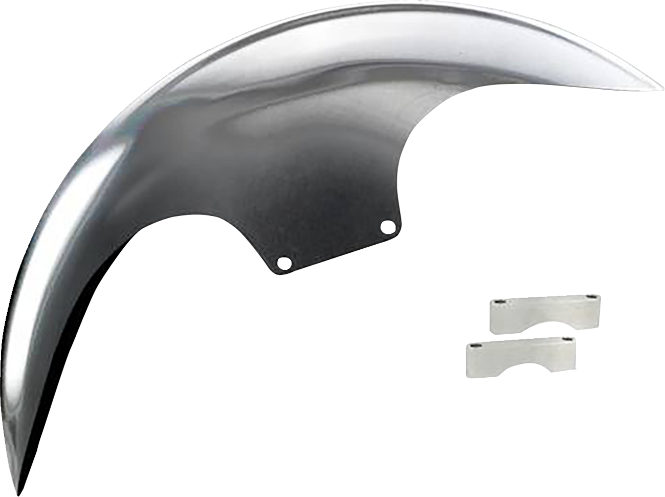 Cafe Front Fender - 21" - Black Spacers