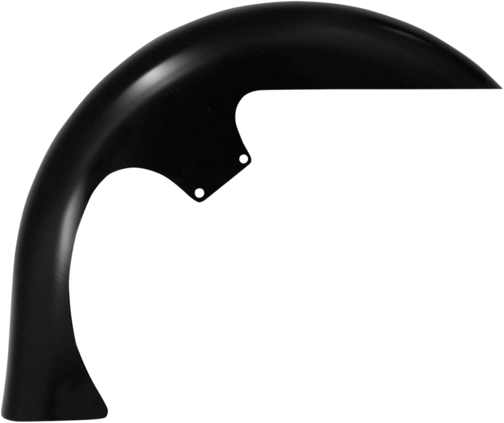 Slicer Front Fender Kit - For Raked Frames - Black - Steel - 26"