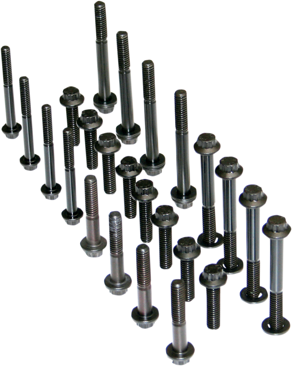 Fastener Kit - External Primary/Transmission - 12-Point - XL
