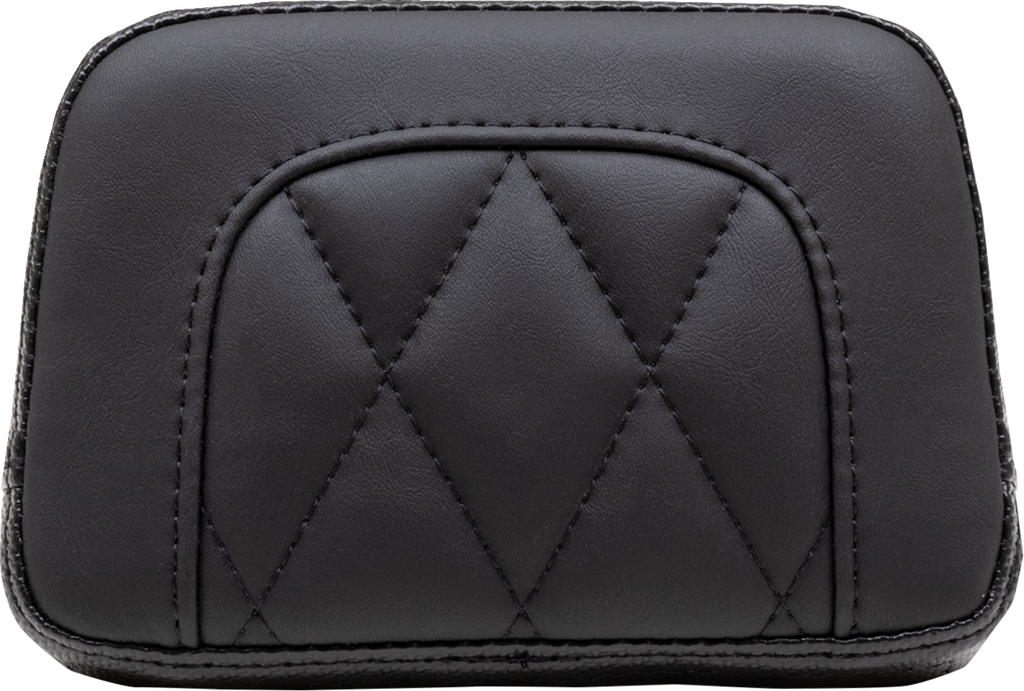 Touring Sissy Bar Pad - Standard - Black - Diamond Stitch - Chief '22-'23