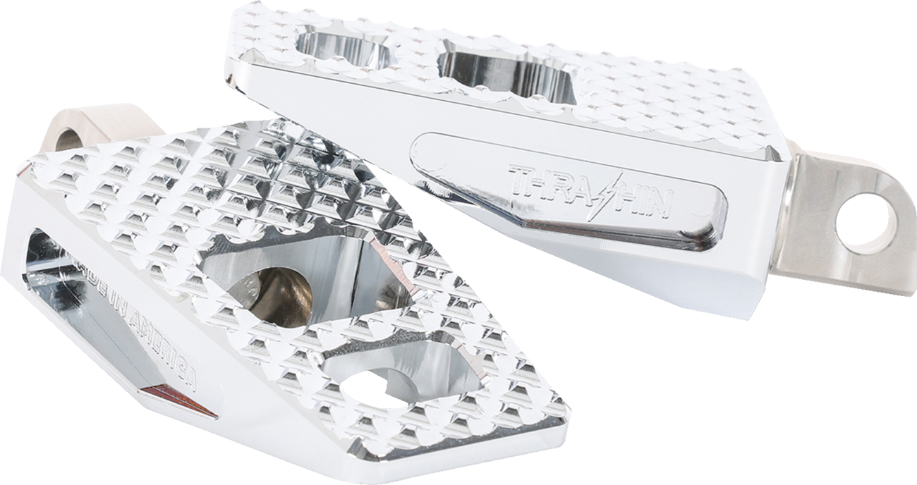 P-54 Foot Pegs - Front - Chrome