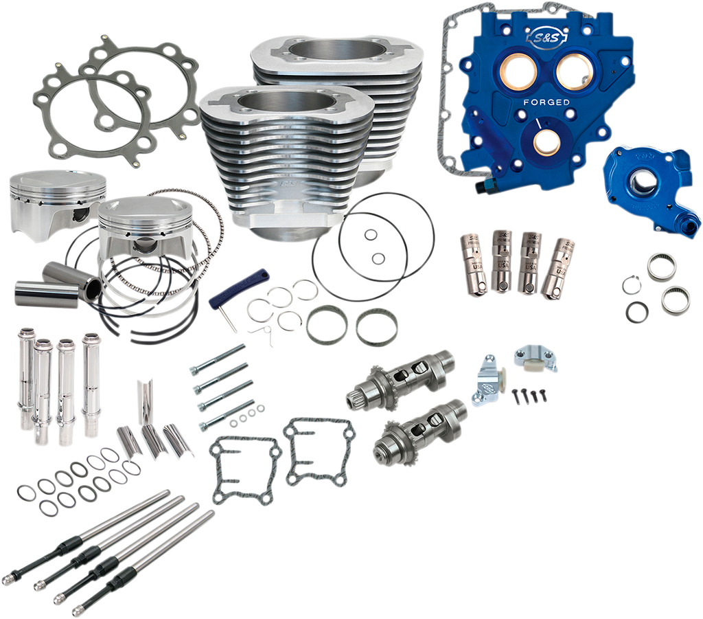 110" Power Package Performance Kit - Gear Drive - Silver