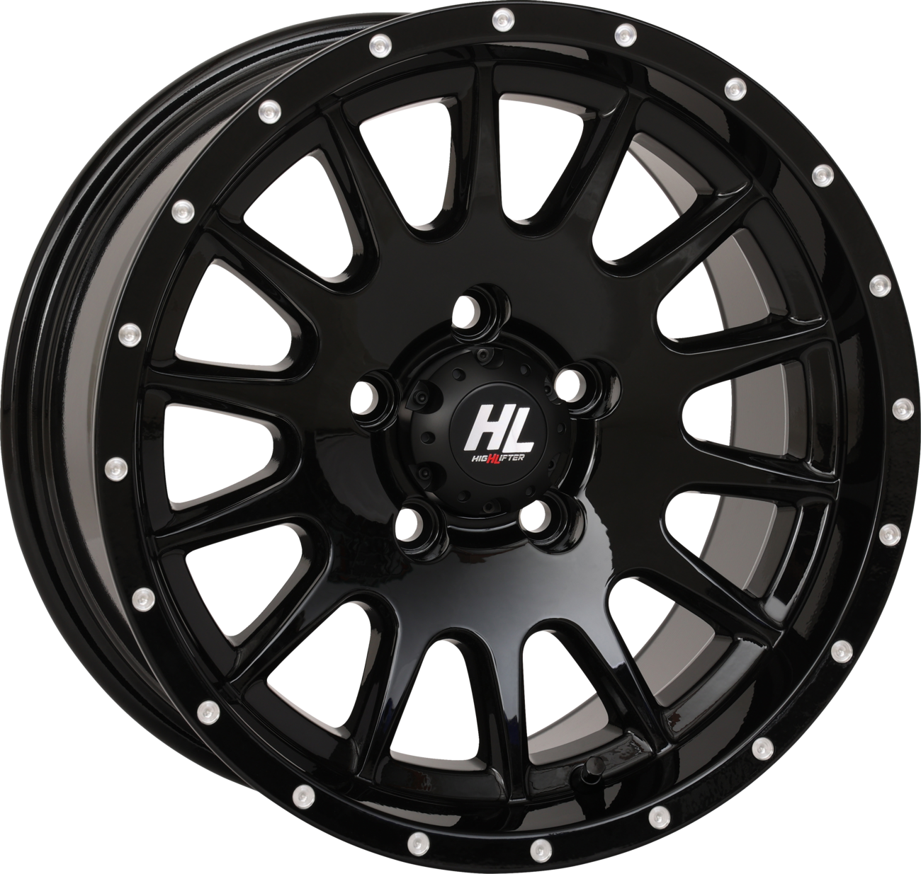 Wheel - HL25 - Front/Rear - Black - 15x7 - 4/137 - 4+3 (+10 mm)