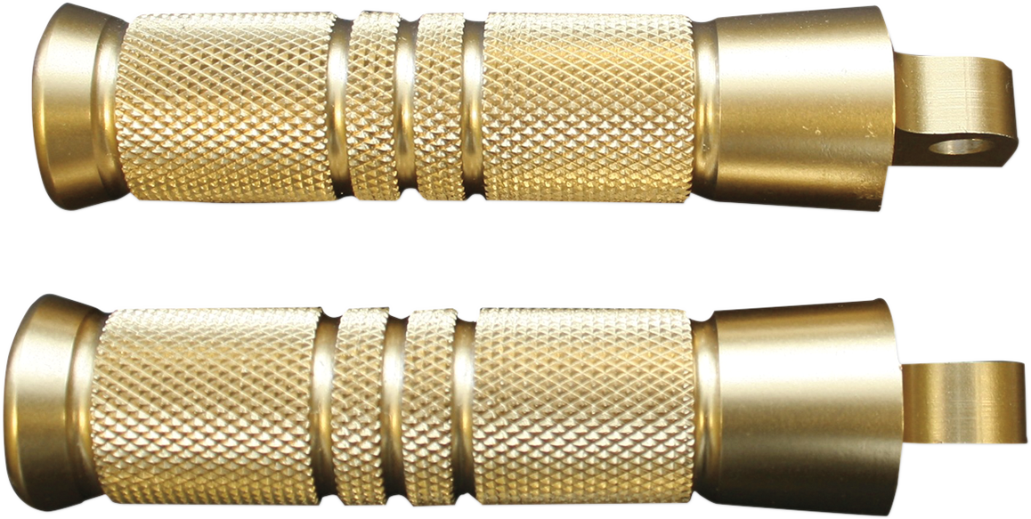 Brass Foot Pegs - Grooved
