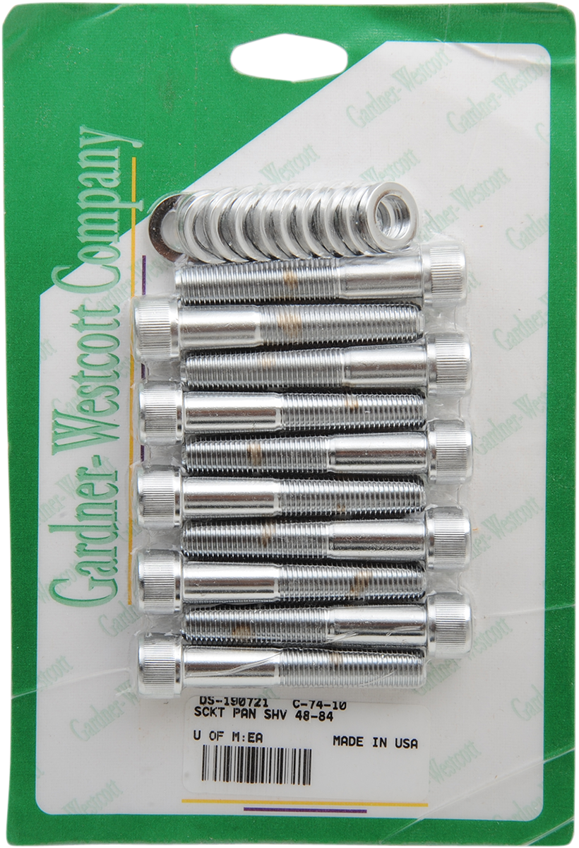Head Bolt Set - Knurled/12-Point Flange