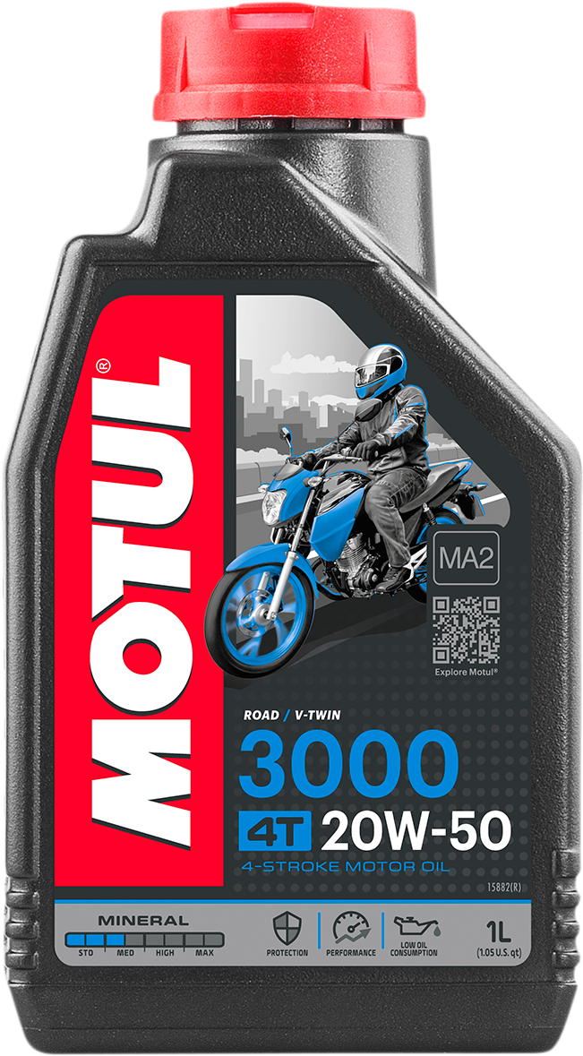 3000 Mineral 4T Engine Oil - 20W-50 - 208L - Drum