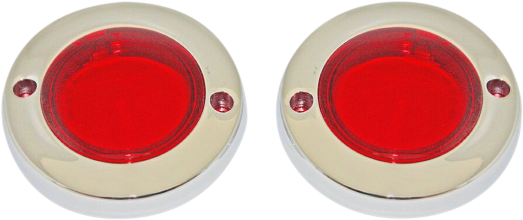 ProBEAM® Flat Bezel Turn Signal Adapters - Black/Smoke