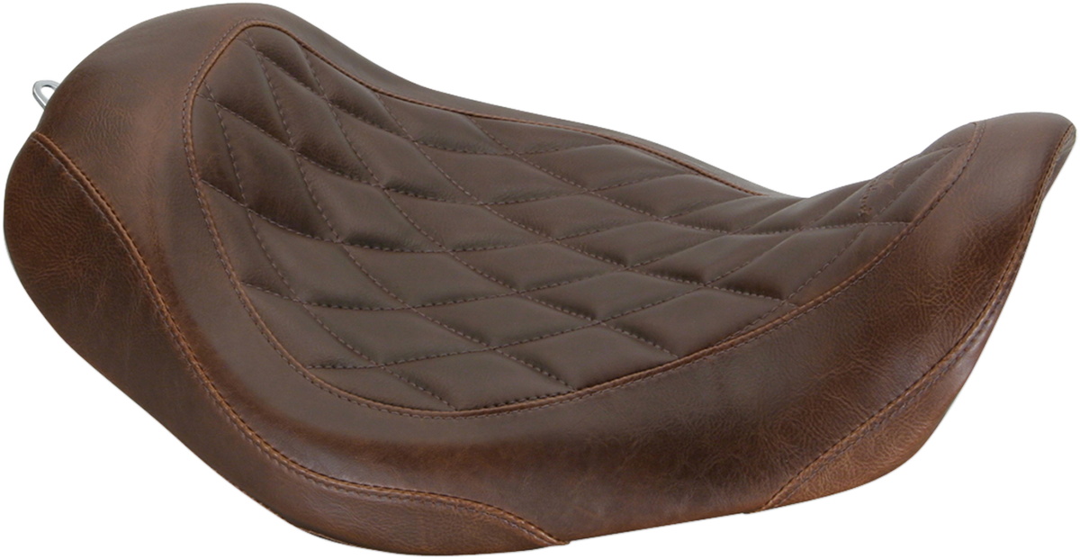 Seat - Wide Tripper™ Solo - with Backrest - Smooth - Black