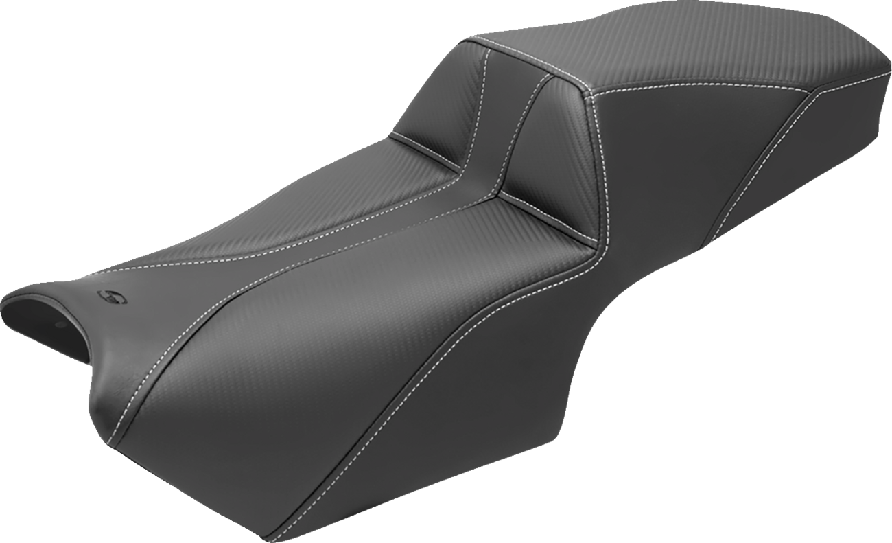 Adventure Tour Seat - Low - w/ Backrest - Black - Pan Am '21-'24