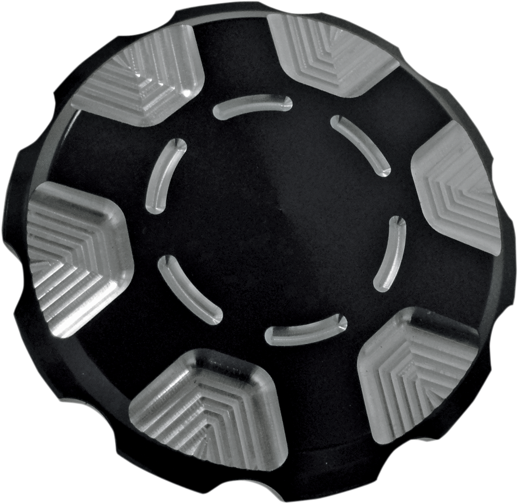 Gas Cap - Techno - Black - Harley-Davidson