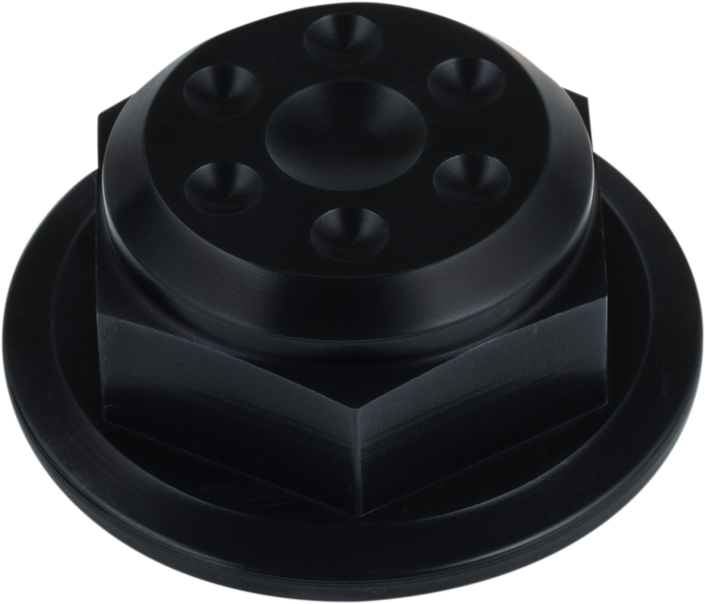 Steering Stem Nut - Black Anodized