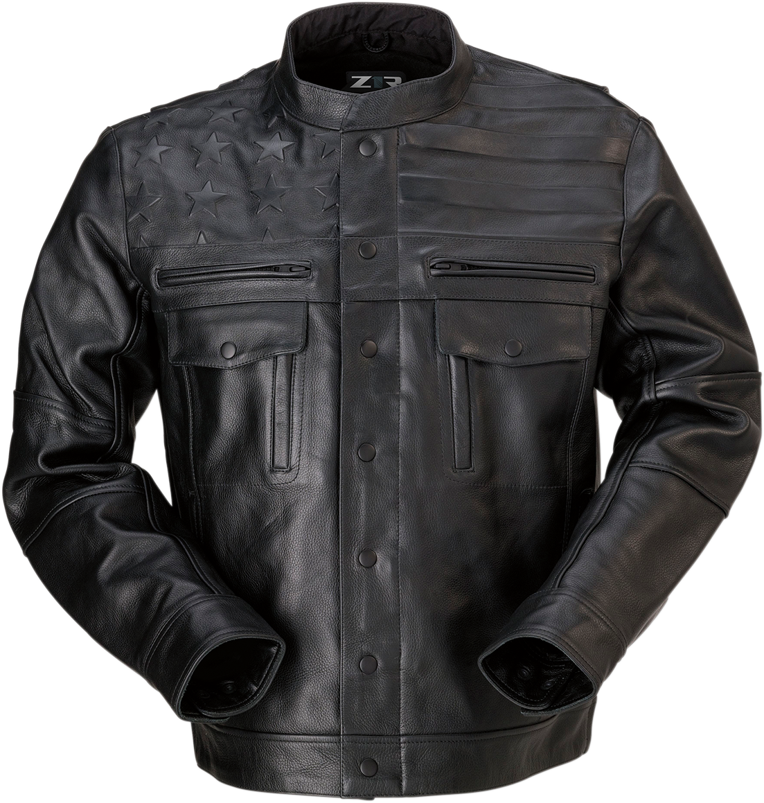 Deagle Leather Jacket - Black - 4XL