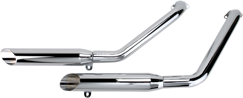 Classic Slashcut Exhaust - Chrome - VT750C
