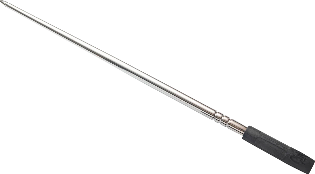 Antenna - 8" - Flexible Base - Chrome