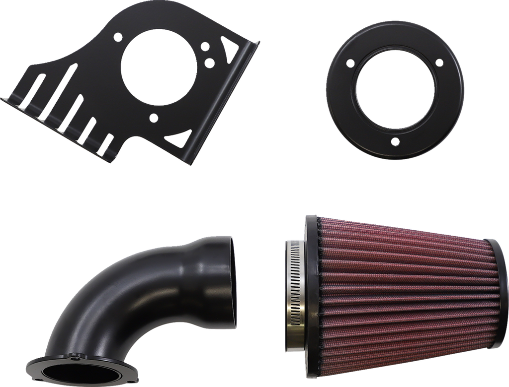 Cone Air Intake - Black - Twin Cam