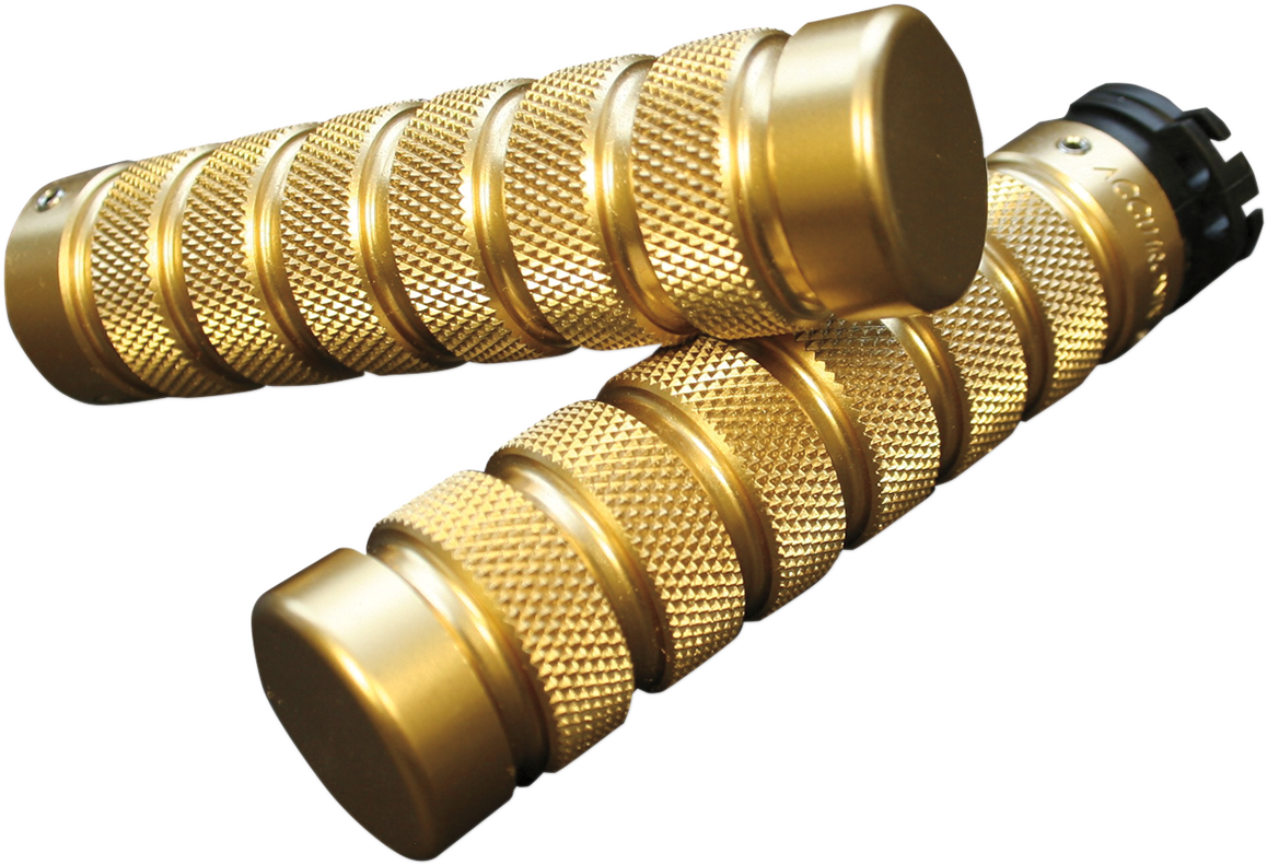 Knurled Notched Custom Grips - TBW - Brass