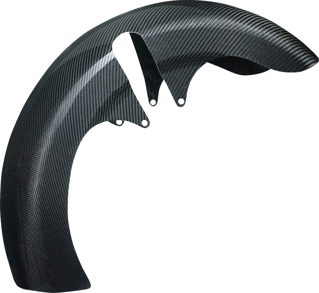 21" Front Fender - Wrapper - Carbon Fiber/Black