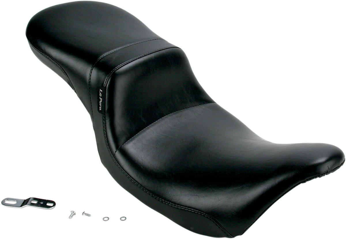 Daytona 2-Up Seat - Without Backrest - Smooth - Black - Dyna '06-'17