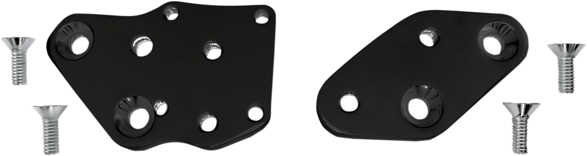 Kick Back Plate - Chrome - FXD