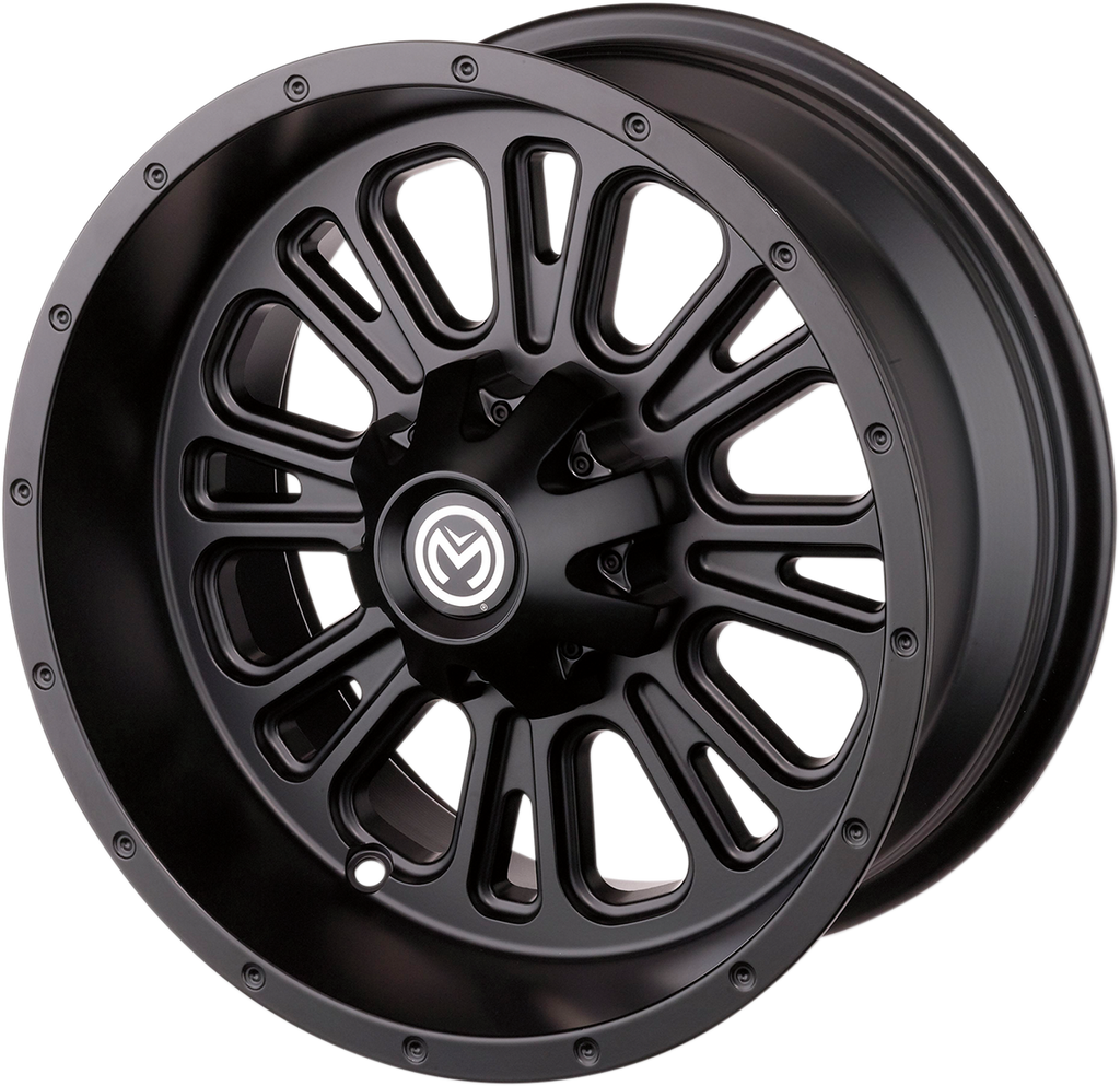 Wheel - 399X - Rear - Black - 12x8 - 4/110 - 4+4
