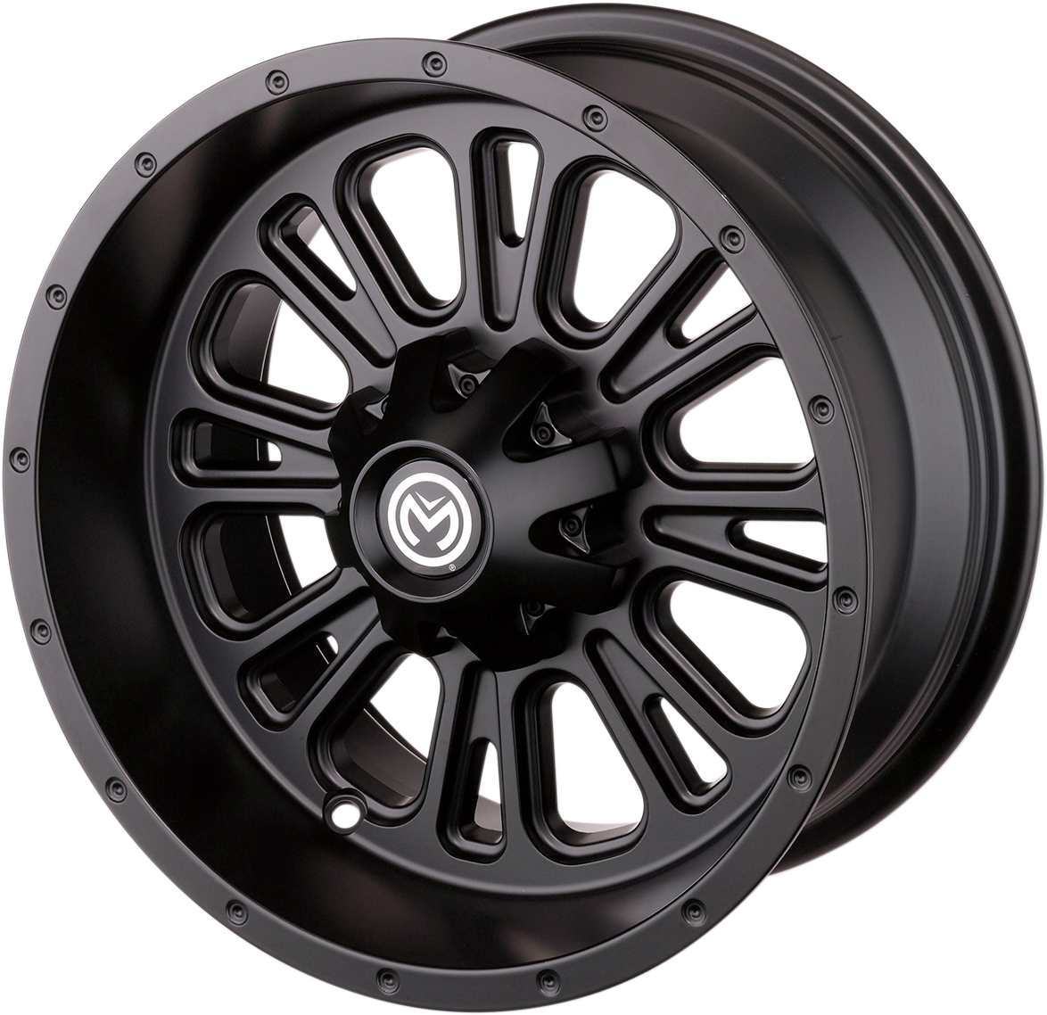Wheel - 399X - Rear - Black - 12x8 - 4/110 - 4+4