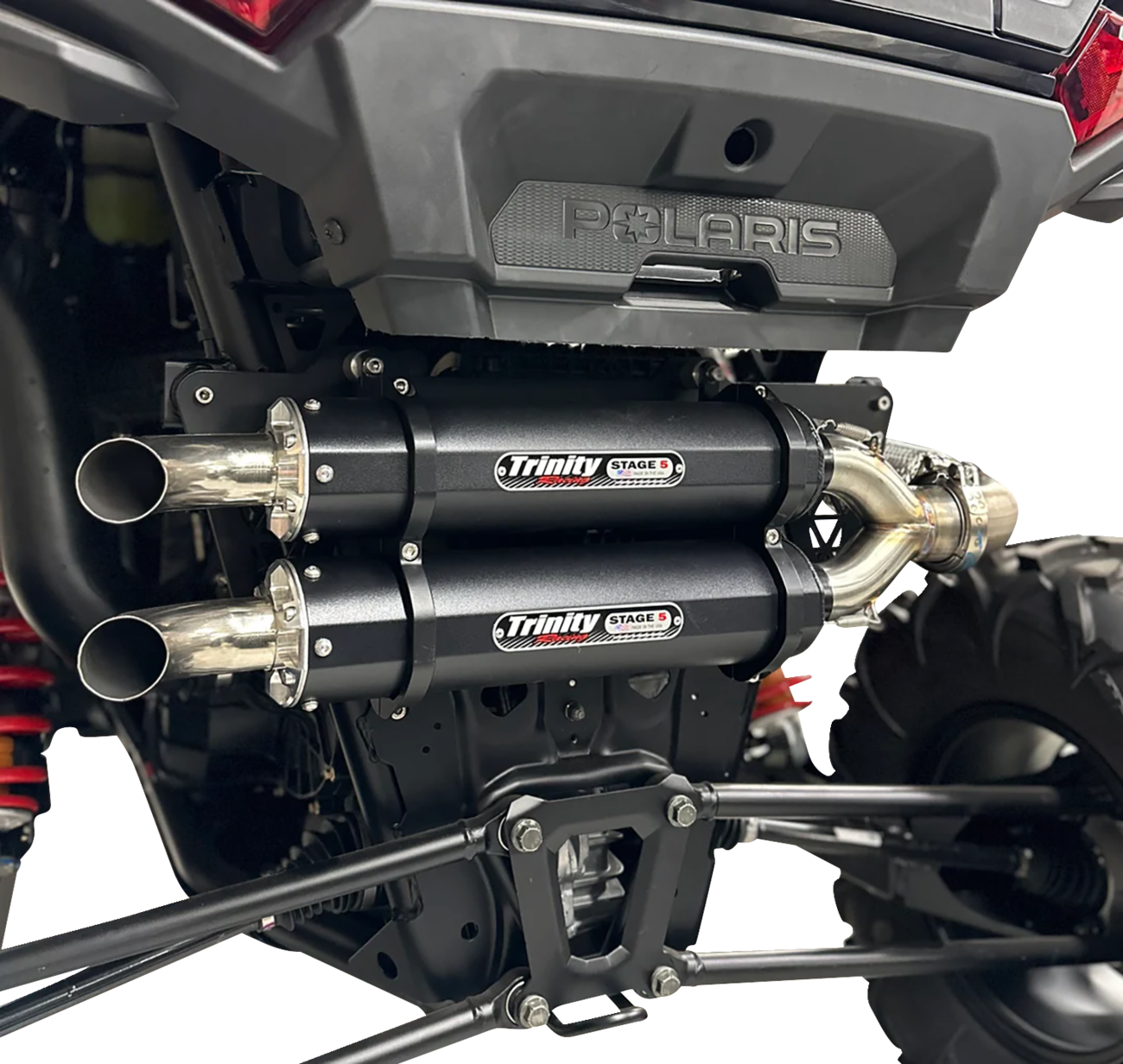 Dual Slip-On Mufflers - Black