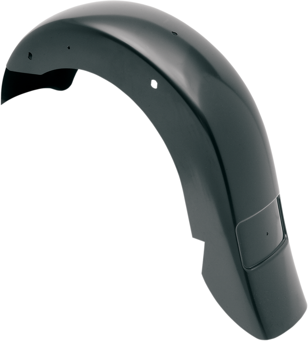WFB™ Benchmark Stretched Rear Fender - Frenched - Black - Steel