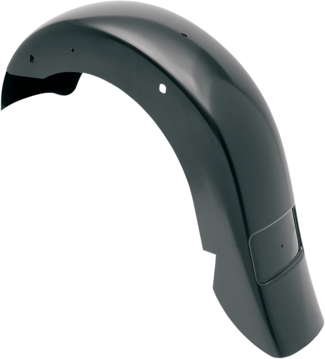 WFB™ Benchmark Stretched Rear Fender - Frenched - Black - Steel